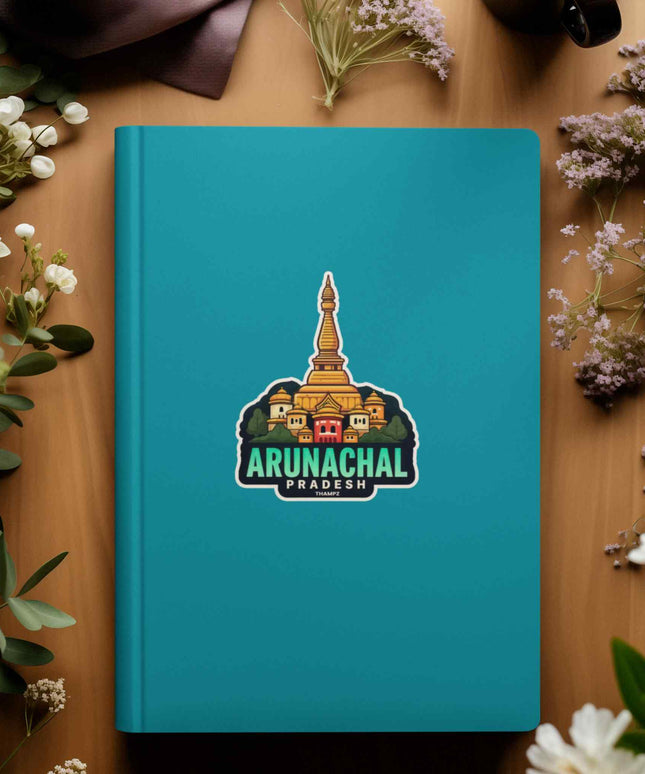 Arunachal Pradesh Buddhist Monastery Vinyl Sticker