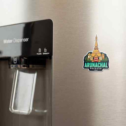 Arunachal Pradesh Heritage Collectible Fridge Magnet