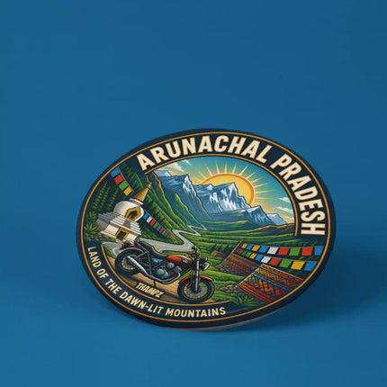 Arunachal Pradesh Pin Badge – Land of the Dawn-Lit Mountains Travel Souvenir & Collectible