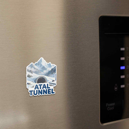 Atal Tunnel - World’s Highest Highway Tunnel Fridge Magnet
