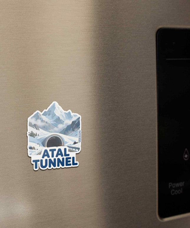 Atal Tunnel - World’s Highest Highway Tunnel Fridge Magnet