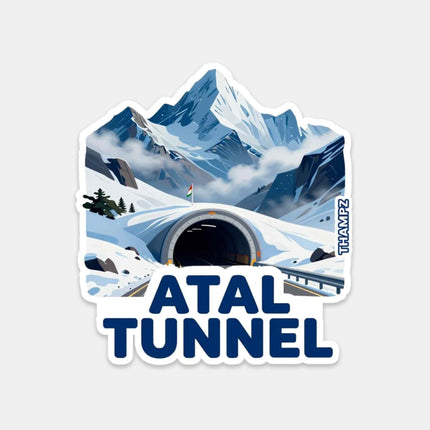 Atal Tunnel Worlds Longest Highway Fridge Magnet