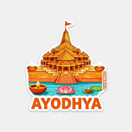 Ayodhya Fridge Magnet