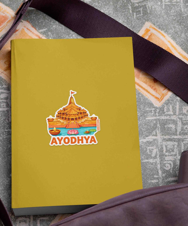 Ayodhya Ram Mandir Vinyl Travel Sticker