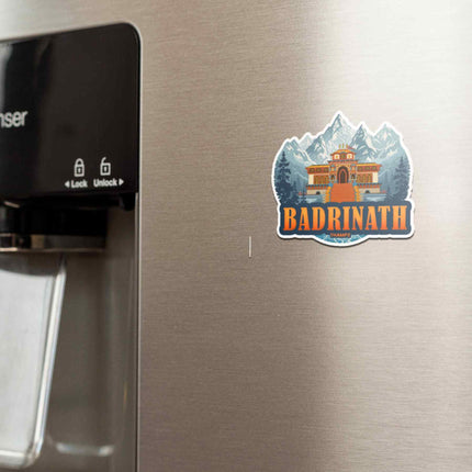 Badrinath Himalayan Temple Travel Souvenir Fridge Magnet