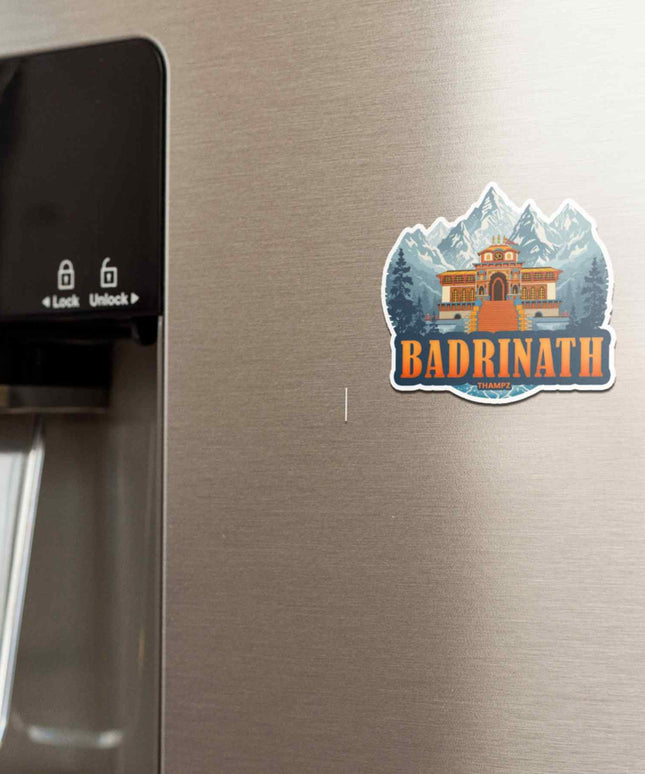 Badrinath Himalayan Temple Travel Souvenir Fridge Magnet