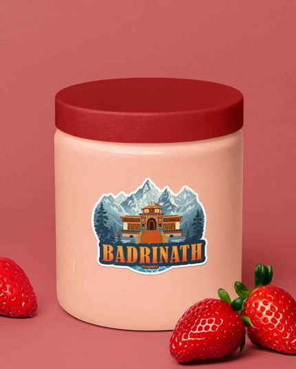 Badrinath Himalayan Temple Vinyl Sticker