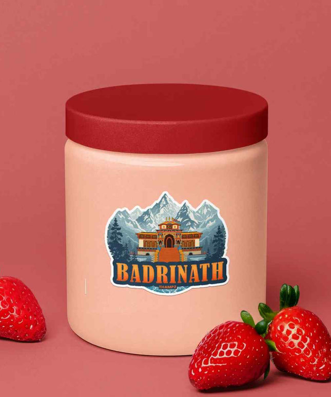 Badrinath Himalayan Temple Vinyl Sticker