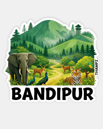 Bandipur National Park Travel Sticker
