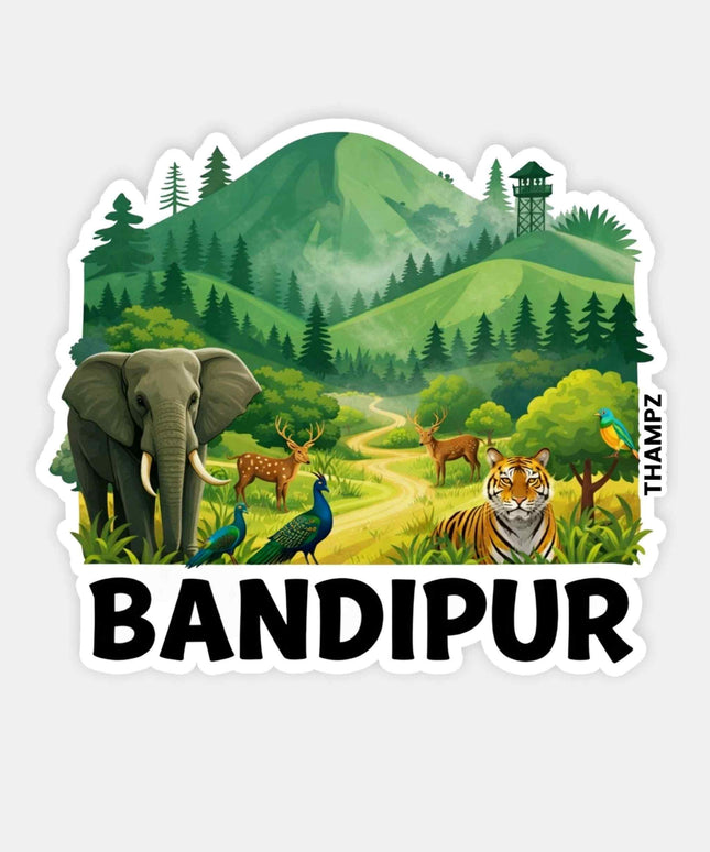 Bandipur National Park Travel Sticker