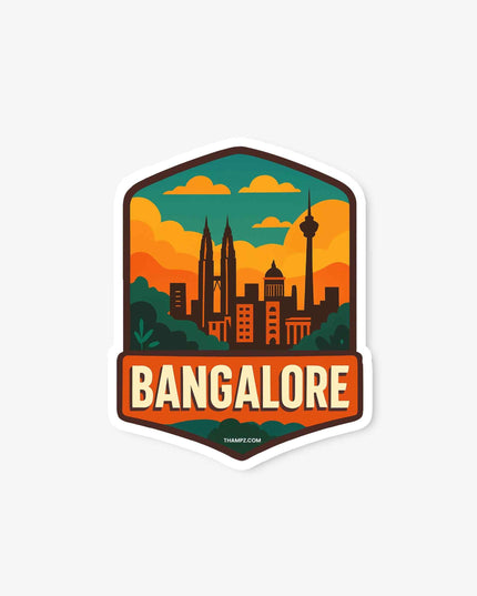Bangalore City Skyline – Travel Sticker