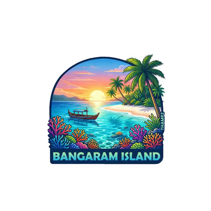 Bangaram Island Fridge Magnet