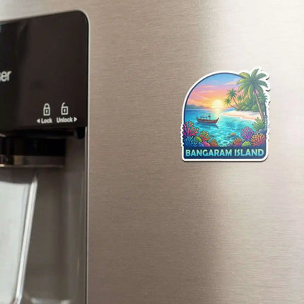 bangaram island fridge magnet