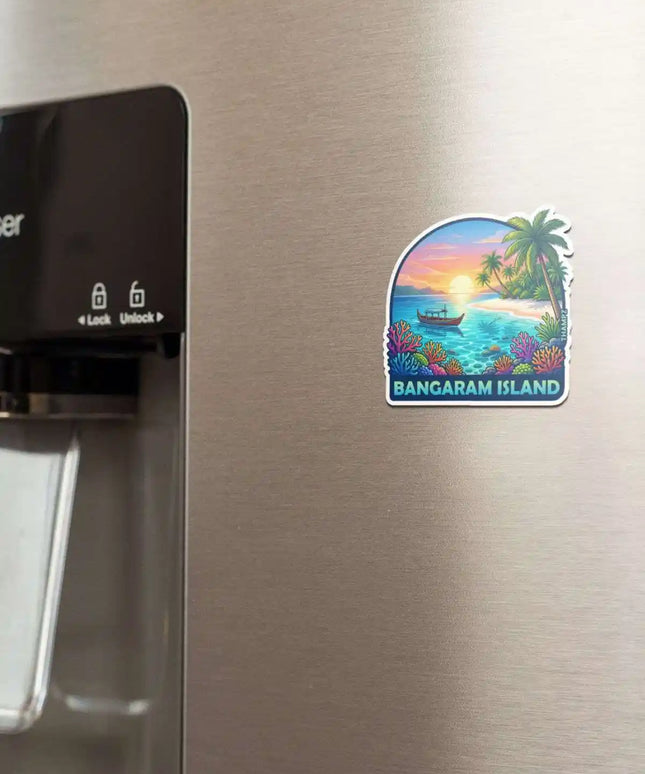 bangaram island fridge magnet