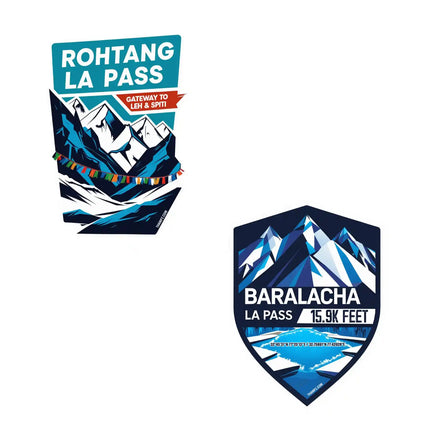 baralacha la  rohtang pass 3d embossed flexible fridge magnet combo set of 2 05mm premium travel souvenir