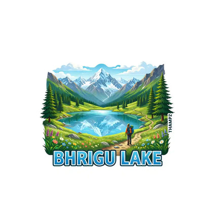 Bhrigu Lake Fridge Magnet
