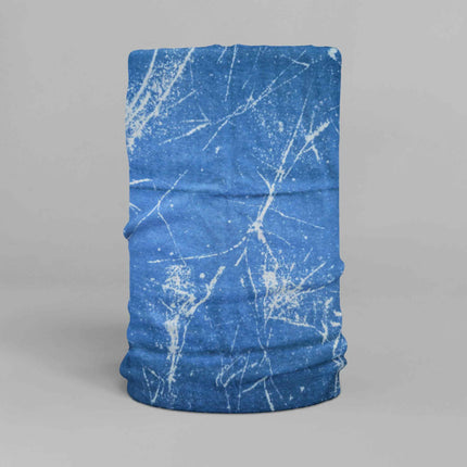 Blue Abstract Texture Seamless Unisex Bandana