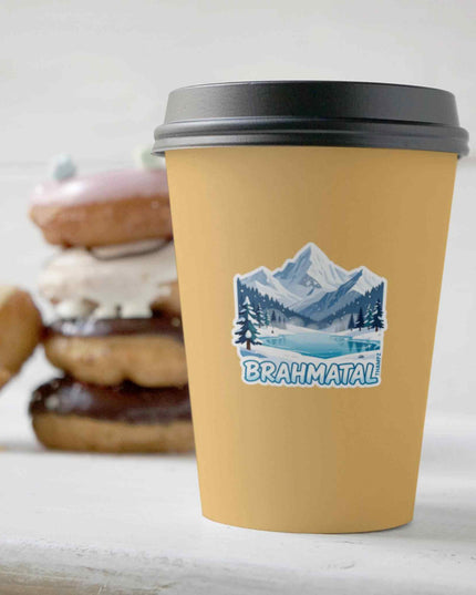 Brahmatal Snow Lake Vinyl Travel Sticker