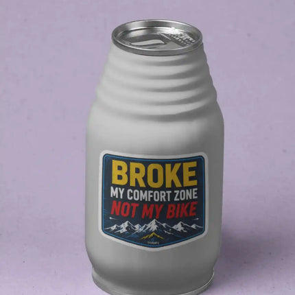 Broke - Funny Travel Quote Glossy Die Cut Vinyl Sticker