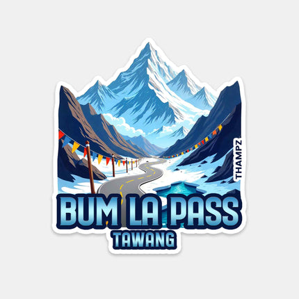 Bum La Pass Tawang Fridge Magnet