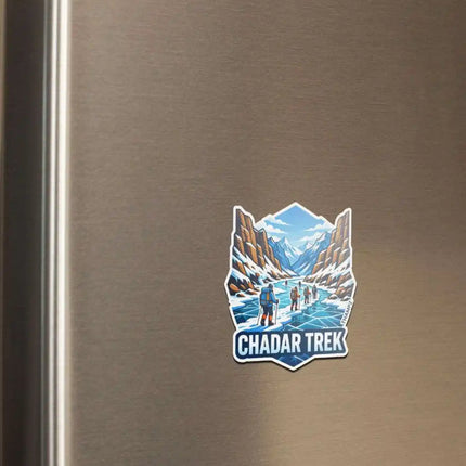 chadar trek fridge magnet