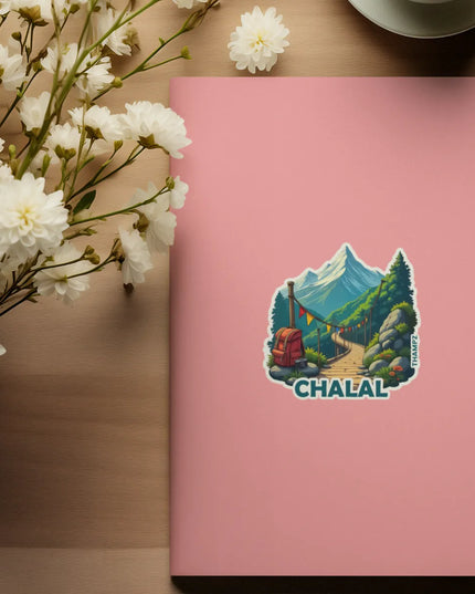 Chalal Himachal Mountain Trail Vinyl Sticker