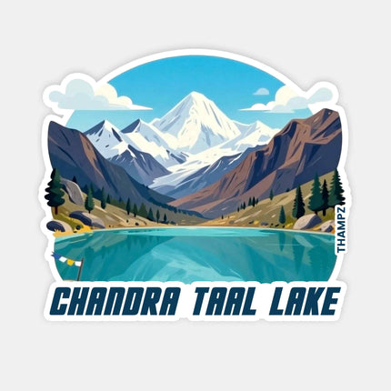 Chandra Taal Lake Fridge Magnet