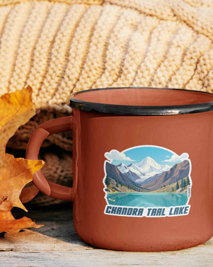 Chandra Taal Lake Vinyl Travel Sticker