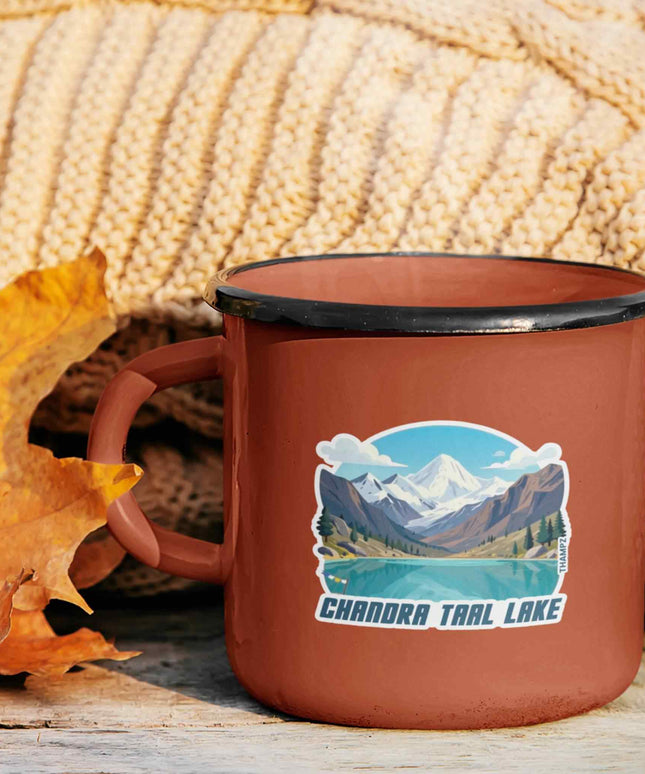Chandra Taal Lake Vinyl Travel Sticker