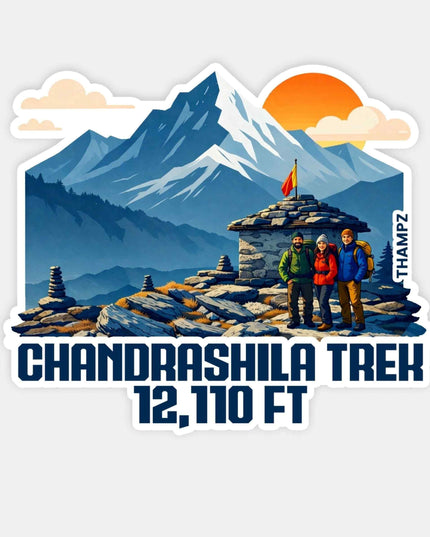 Chandrashila Trek 12,110 Ft Travel Sticker