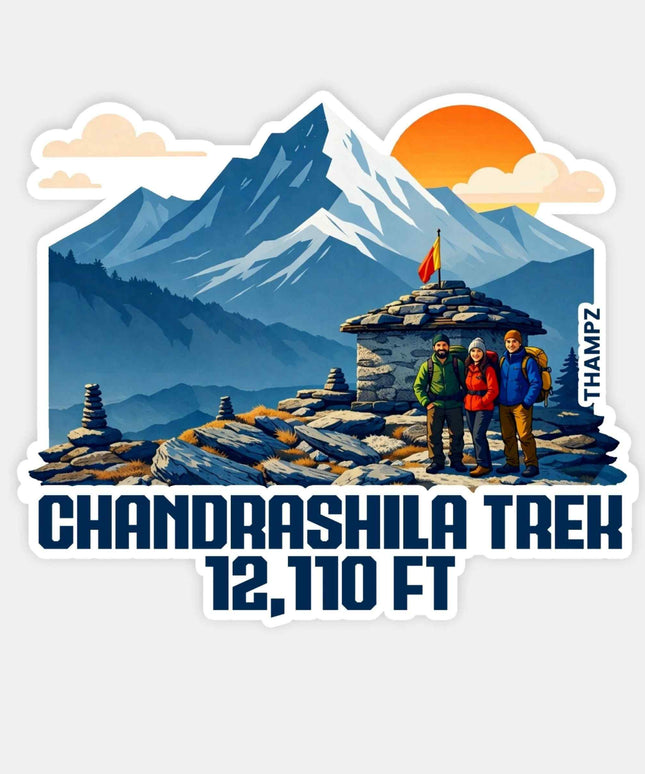 Chandrashila Trek 12,110 Ft Travel Sticker