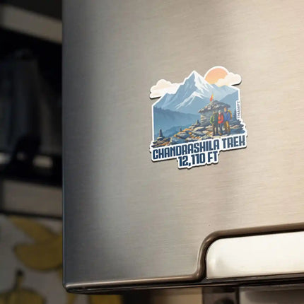 chandrashila trek fridge magnet