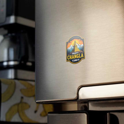 Changla Pass Fridge Magnet–Travel Souvenir