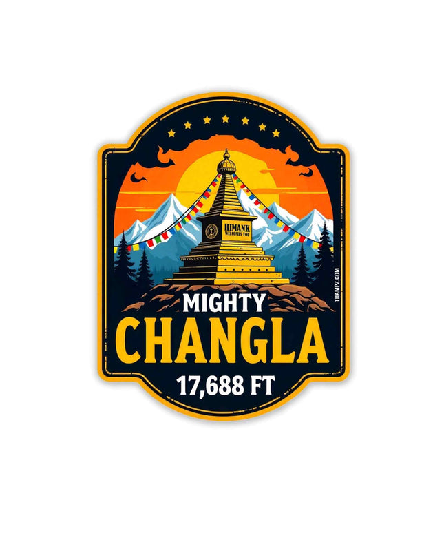 Changla Pass Fridge Magnet Travel Souvenir