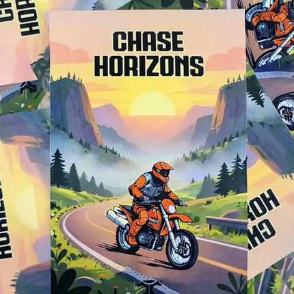 chase horizons travel postcard photo postcard