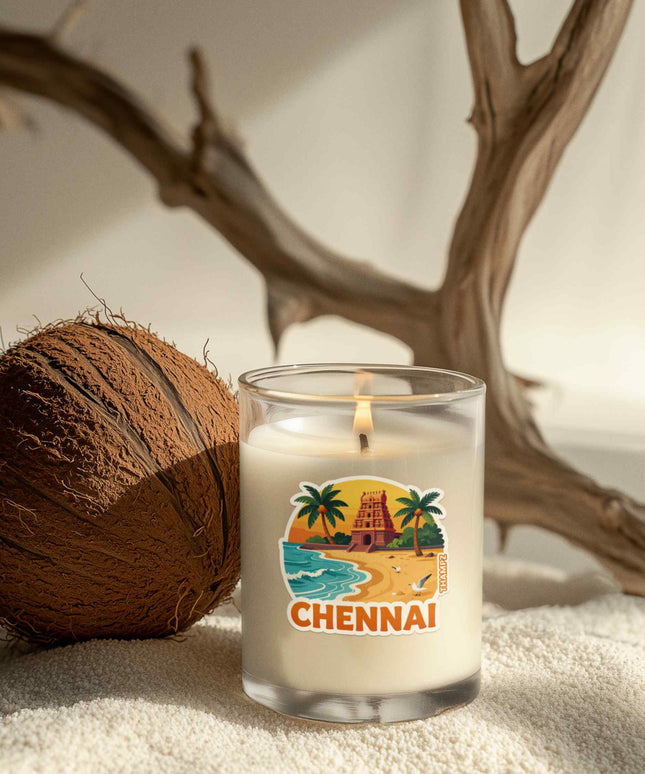 Chennai Beach Heritage  Vinyl Travel Sticker