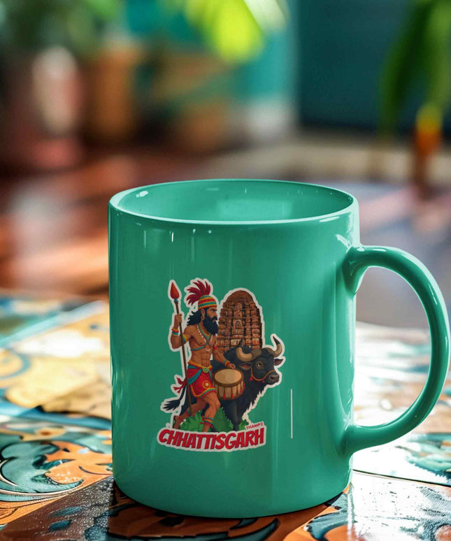 Chhattisgarh Tribal Heritage  Vinyl Sticker