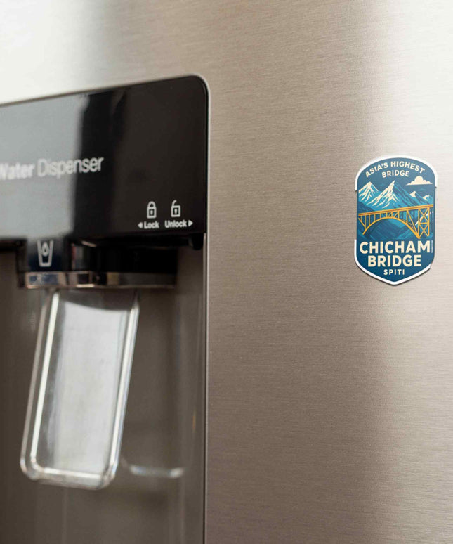 Chicham Bridge Fridge Magnet–Asia’s Highest Bridge, Spiti Valley Souvenir