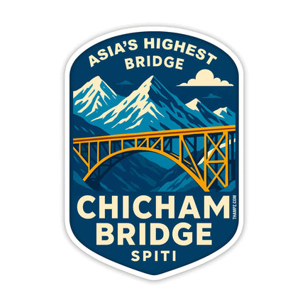 Chicham Bridge Fridge Magnet Asias Highest Bridge Spiti Valley Souvenir