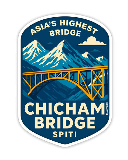 Chicham Bridge – Spiti – Asia's Highest Bridge Sticker