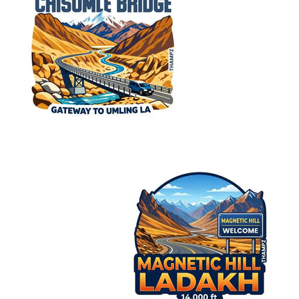 Chisumle Bridge Magnetic Hill 3D Embossed Flexible Fridge Magnet