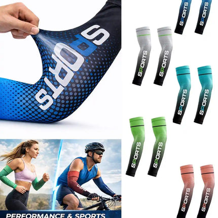 compression arm sleeves uv protection cooling sleeves for sports gym and cycling