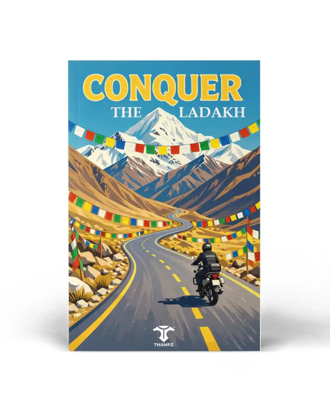 Conquer The Ladakh Travel Postcard Scenic Photo Postcard