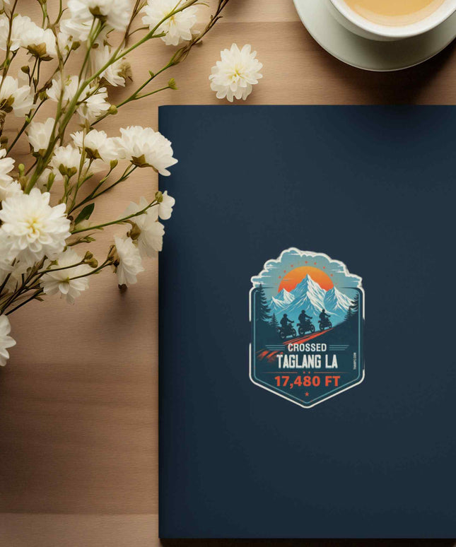 Crossed Taglang La Pass Sticker