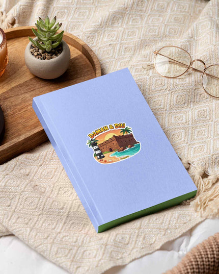 Daman & Diu Coastal Heritage Vinyl Travel Sticker