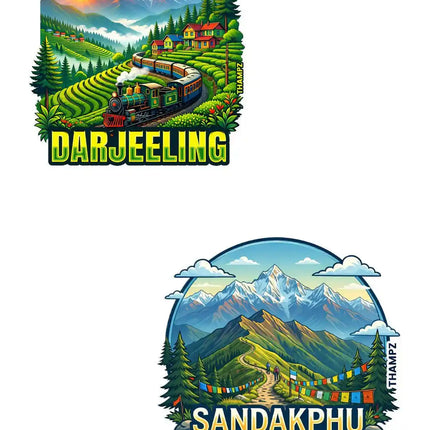 Darjeeling Sandakphu 3D Embossed Flexible Fridge Magnet