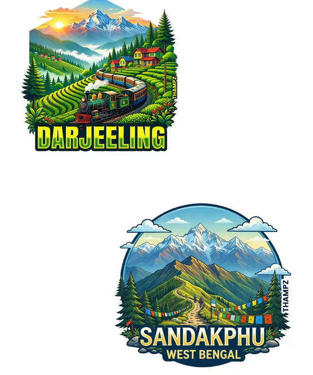 Darjeeling Sandakphu 3D Embossed Flexible Fridge Magnet