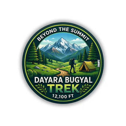 Dayara Bugyal Trek Himalayan Pin Badge – Mountain Travel Souvenir