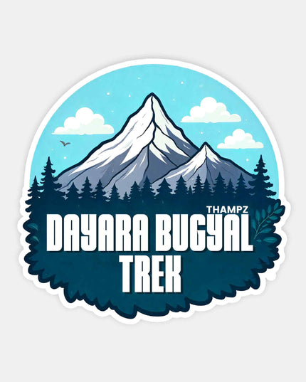 Dayara Bugyal Trek Vinyl Travel Sticker
