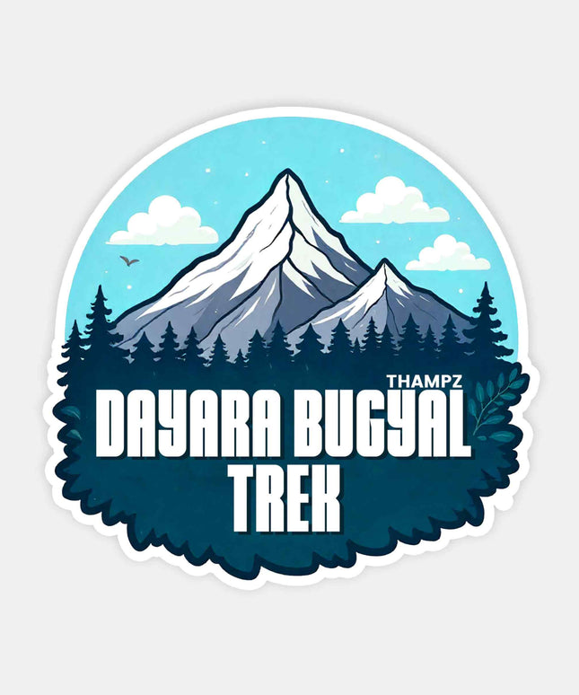 Dayara Bugyal Trek Vinyl Travel Sticker